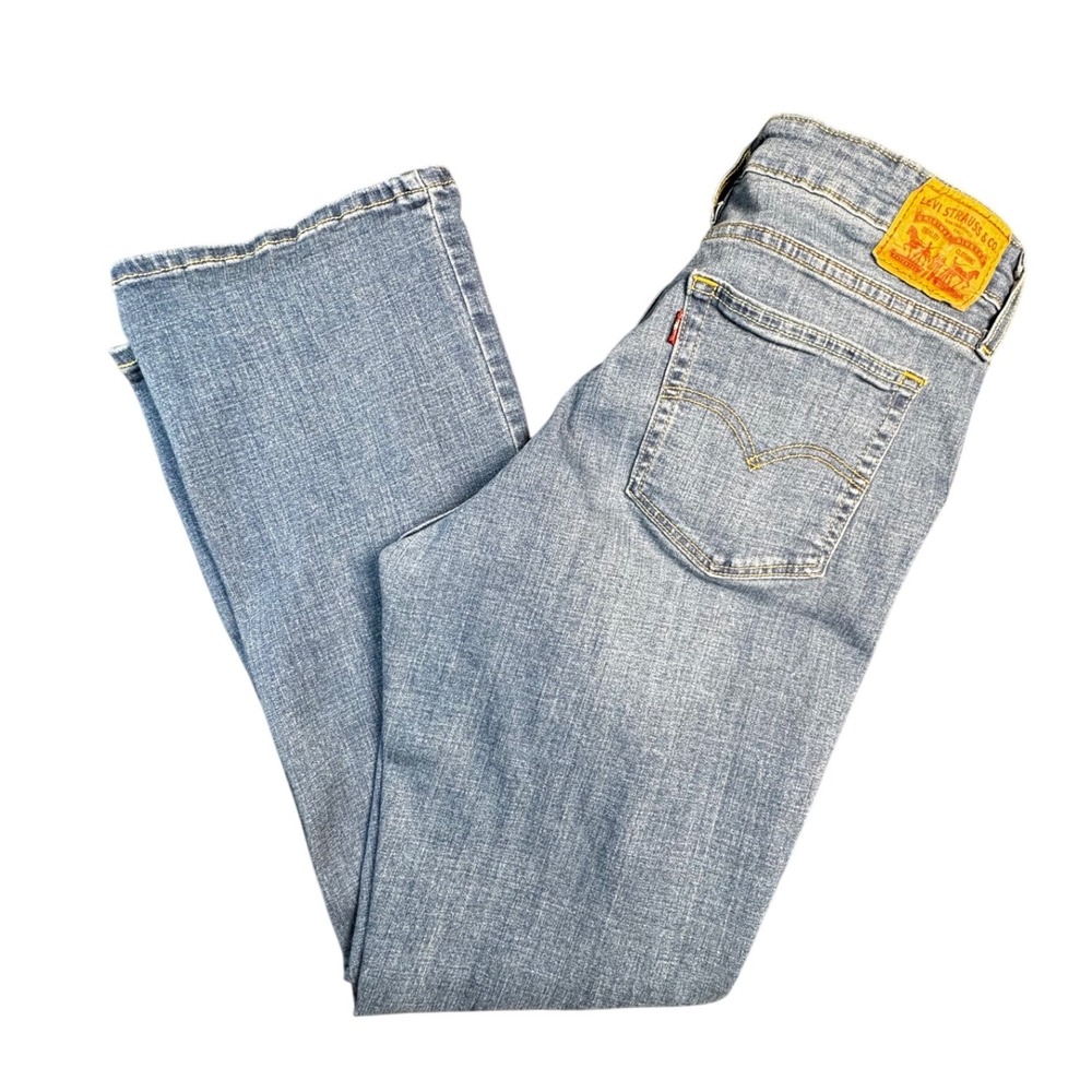 Levi's 725 High Rise Bootcut‎ Jeans Women's 33x30 Medium Wash Stretch Denim